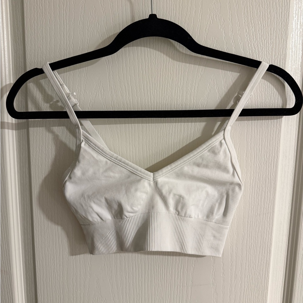 Lululemon White Sports Bra